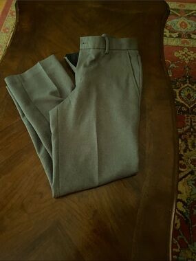 Van Heusen Men's Gray Dress Pants - Tailored Straight Fit